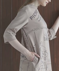 モデル着用画像（ベージュ）