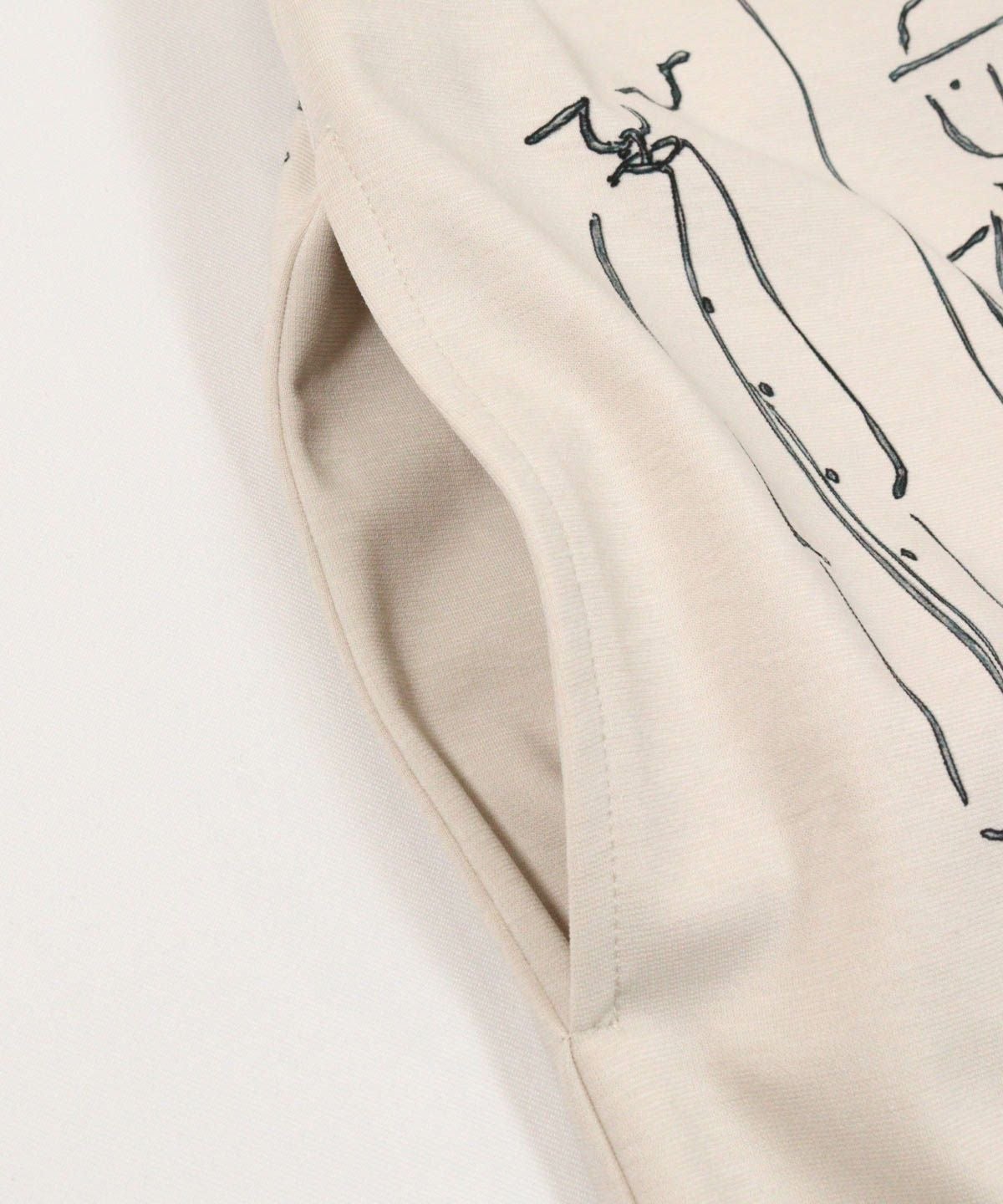 ポケット部分（ベージュ）