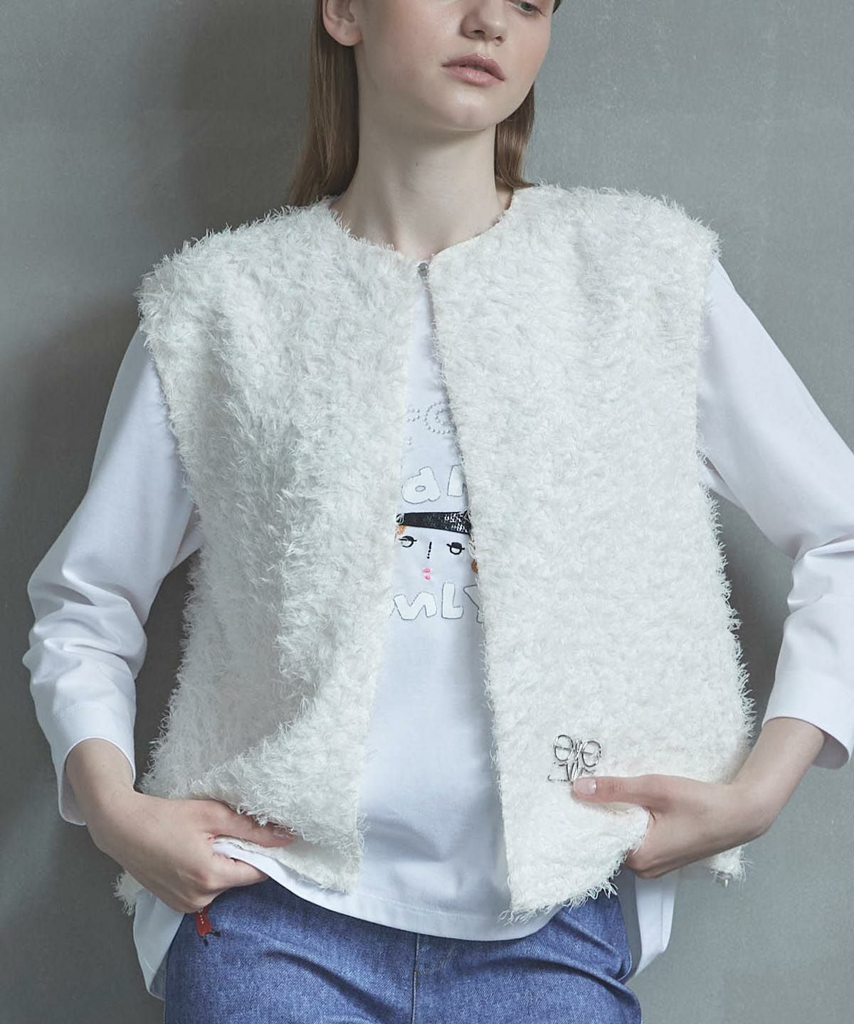 モデル着用画像（ホワイト）