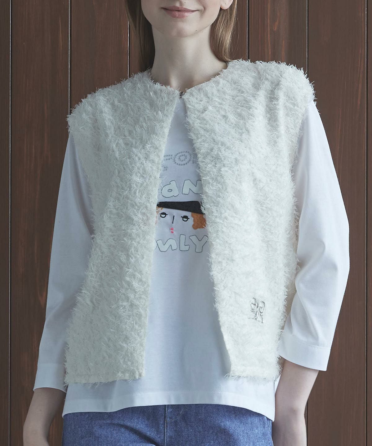 モデル着用画像（ホワイト）