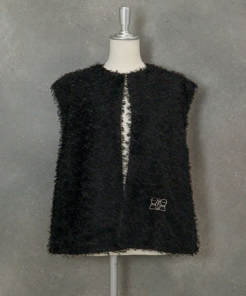 フェザーライクベスト（ブラック）