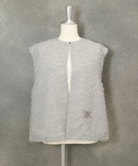 フェザーライクベスト（ライトグレー）