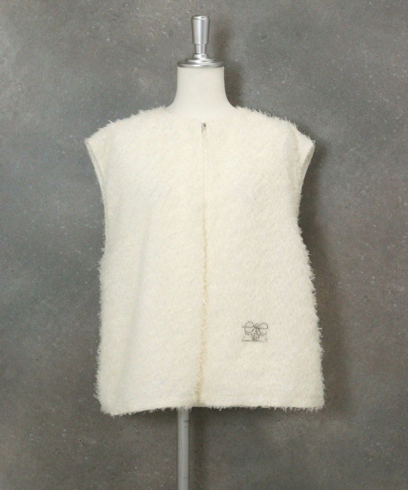 フェザーライクベスト（ホワイト）