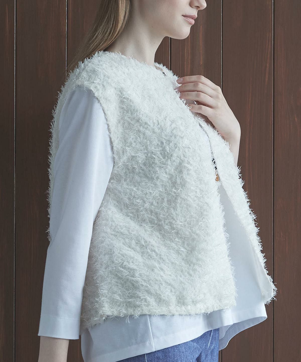 モデル着用画像（ホワイト）