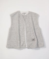 フェザーライクベスト（ライトグレー）