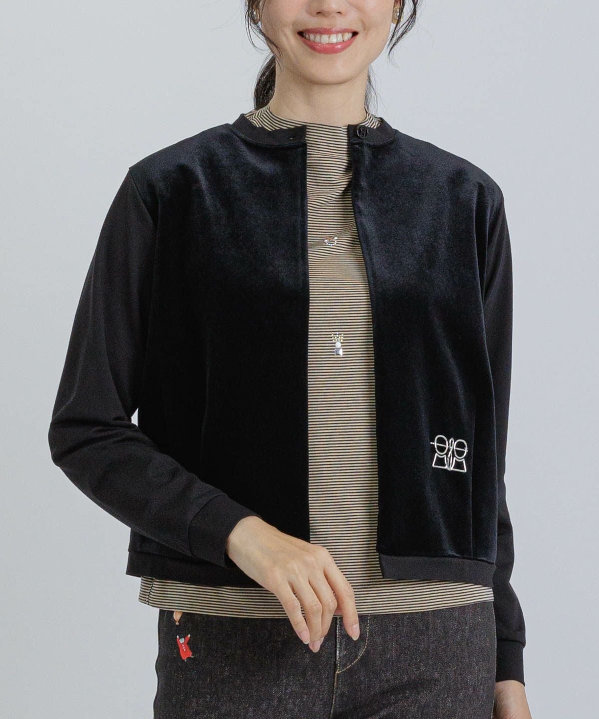 モデル着用画像（ブラック）