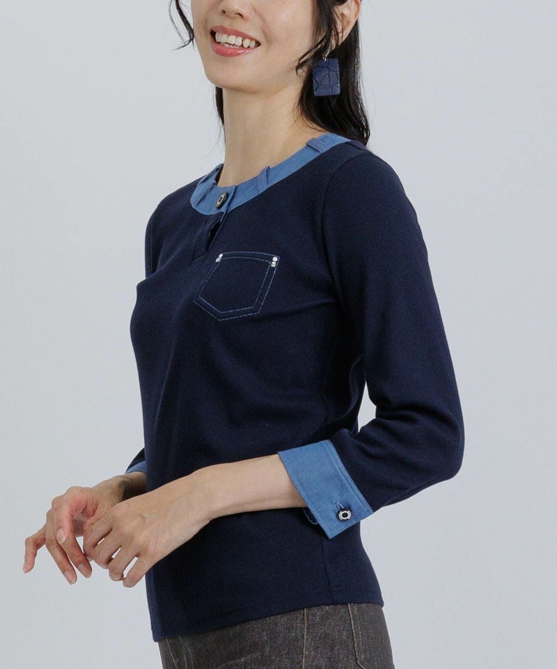 モデル着用画像（ネイビー）