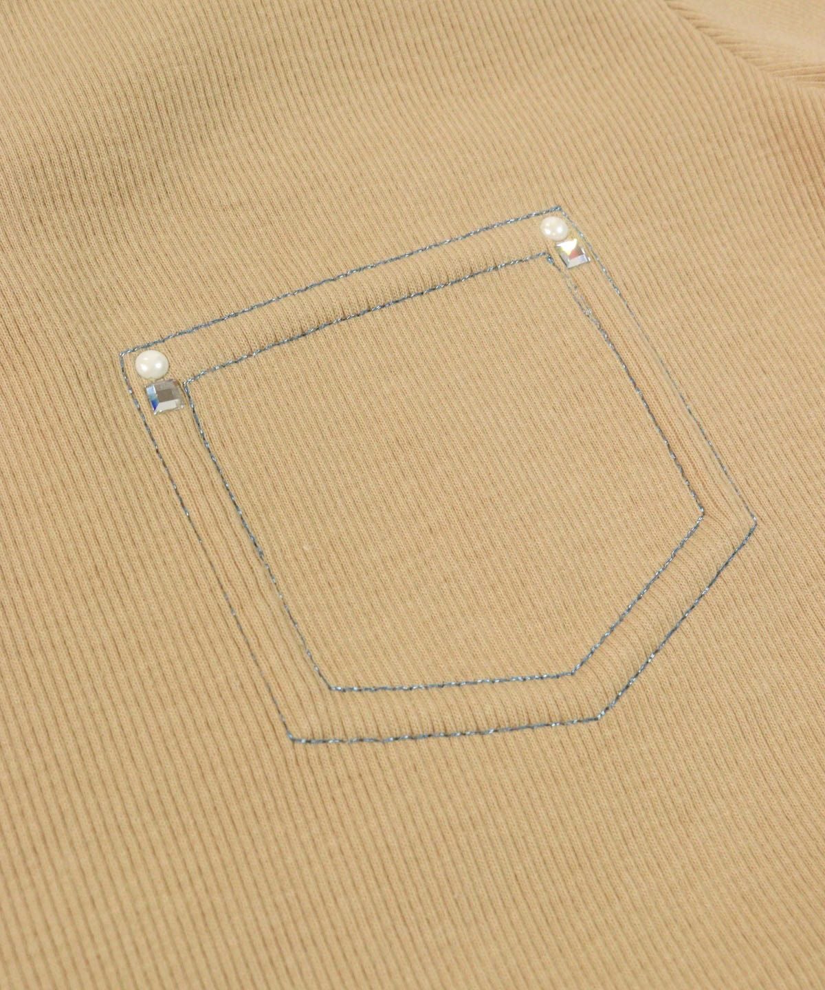 ポケット部分（ベージュ）