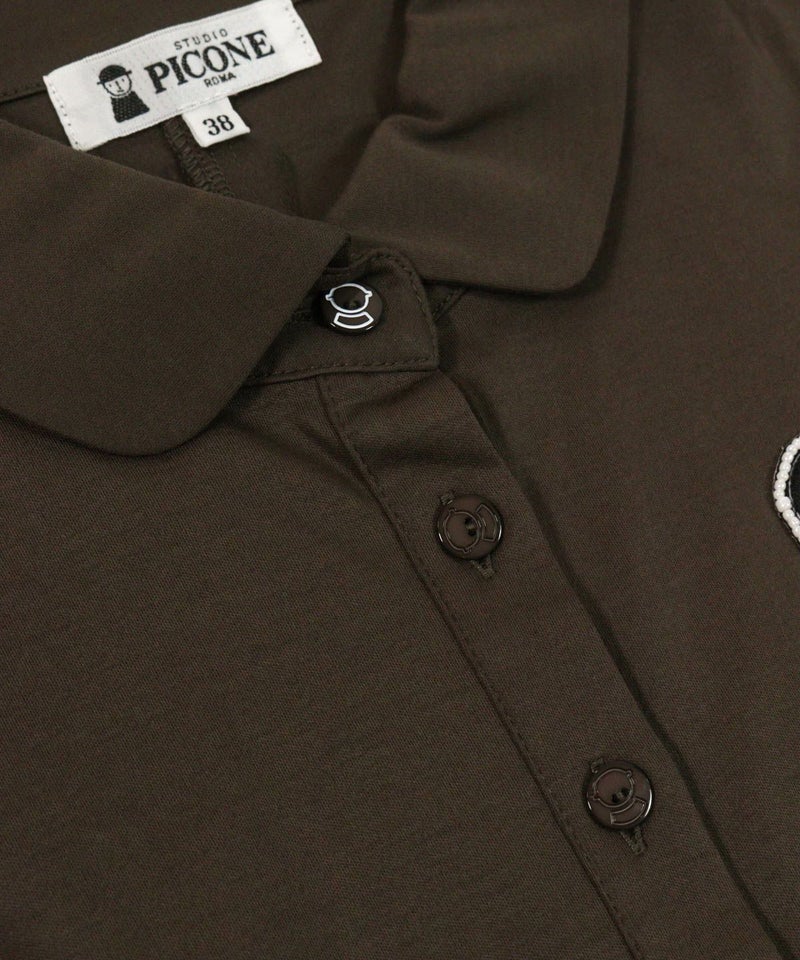 ボタン部分（ブラウン）