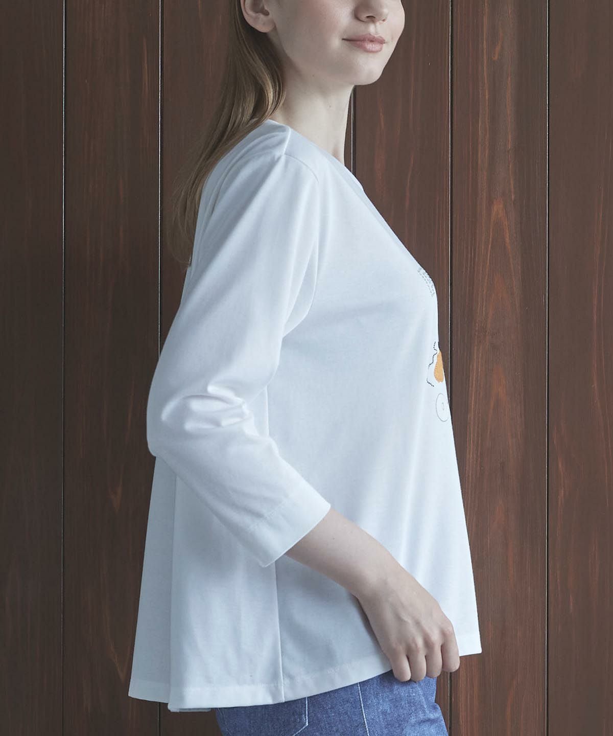 モデル着用画像（ホワイト）