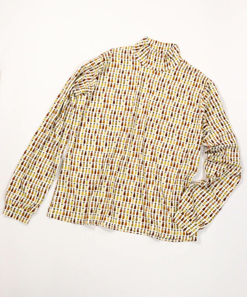 カラフルピコハイネックプルオーバー（ベージュ）