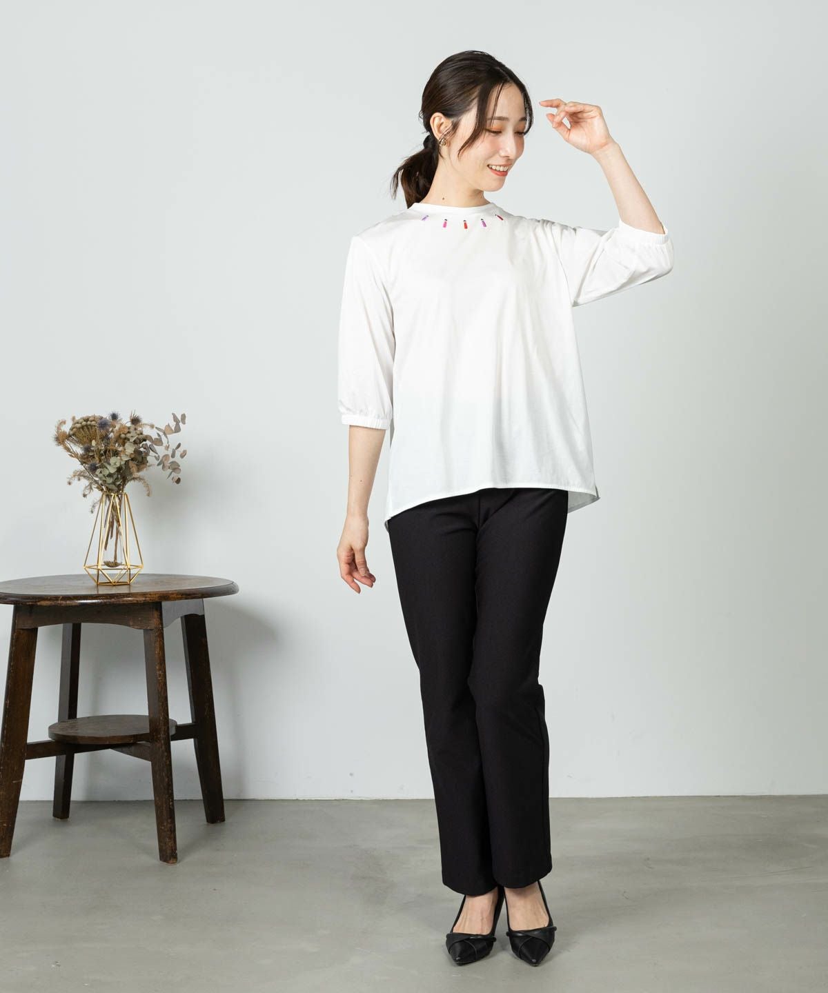 モデル着用画像(ホワイト)