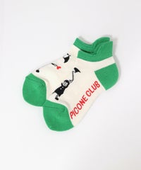 ソックス（ホワイト×グリーン）