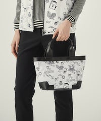 モノトーン総柄カートバッグ