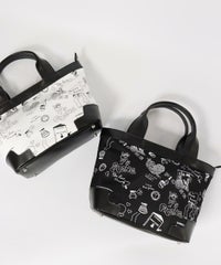 モノトーン総柄カートバッグ（カラーバリエーション）