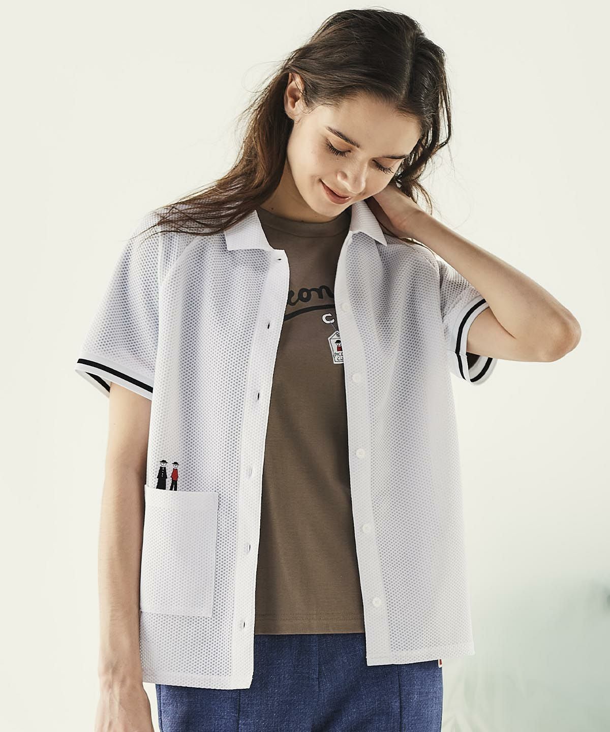 モデル着用画像（ホワイト）