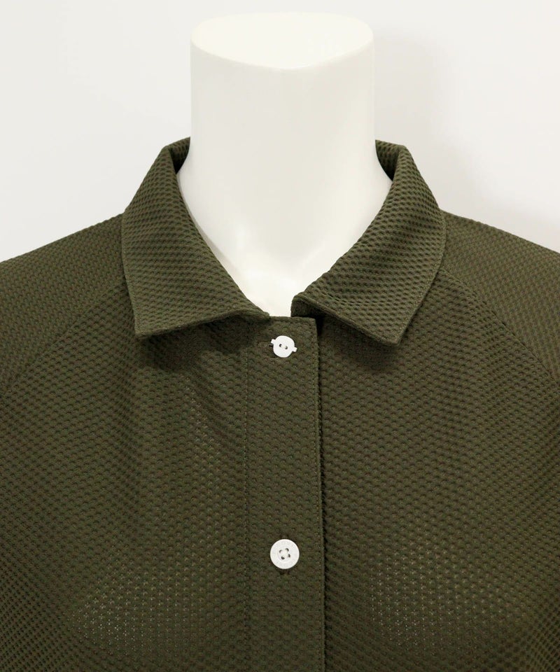 襟元部分（カーキ）