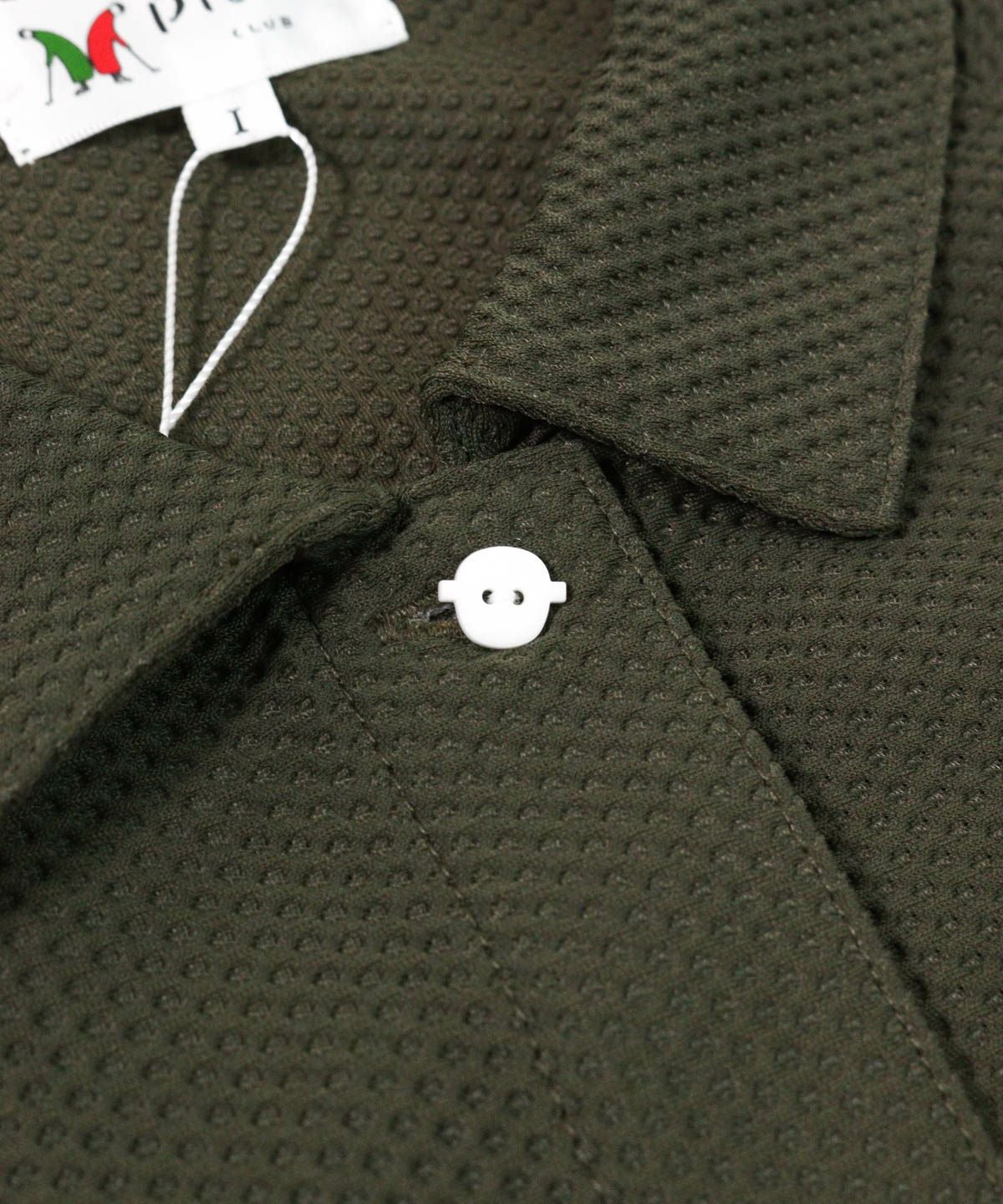 ボタン部分（カーキ）