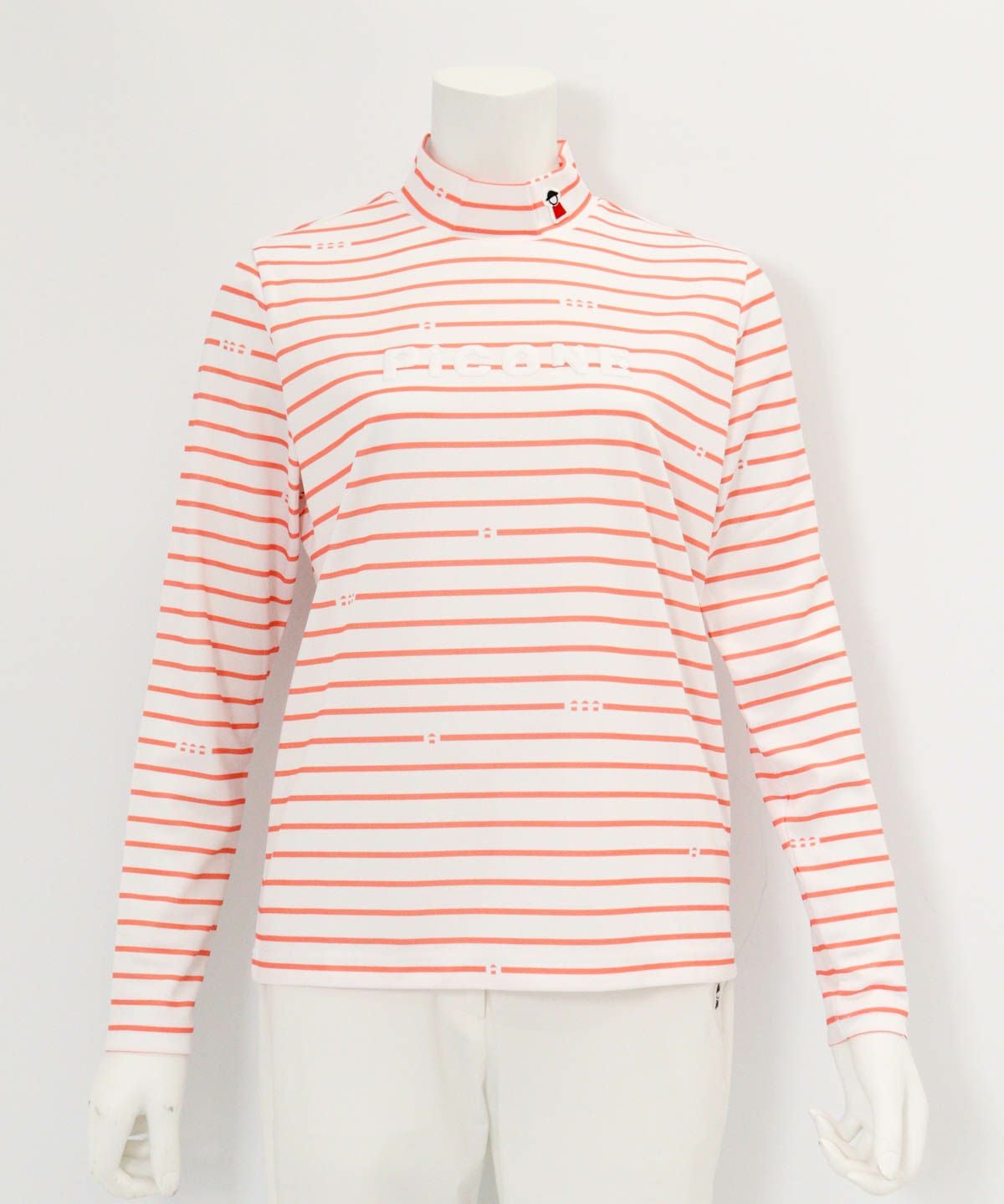 ハイネックピコボーダープルオーバー|ピッコーネクラブ - ゴルフウェア