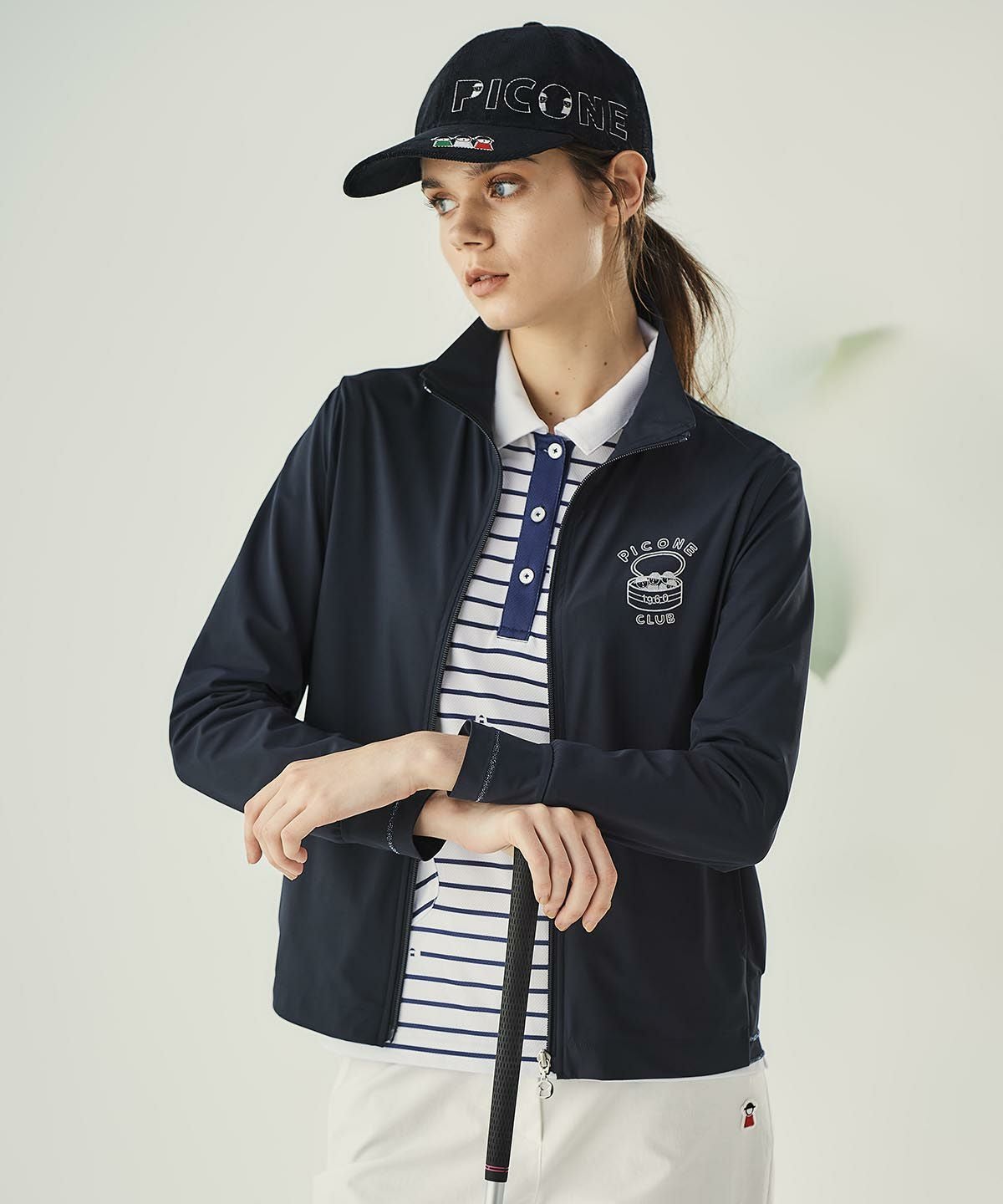 ピコボーダーポロシャツ|ピッコーネクラブ - ゴルフウェアや婦人服通販