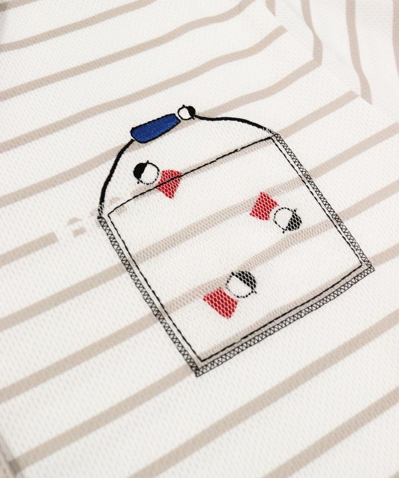 胸元デザイン部分（ベージュ）