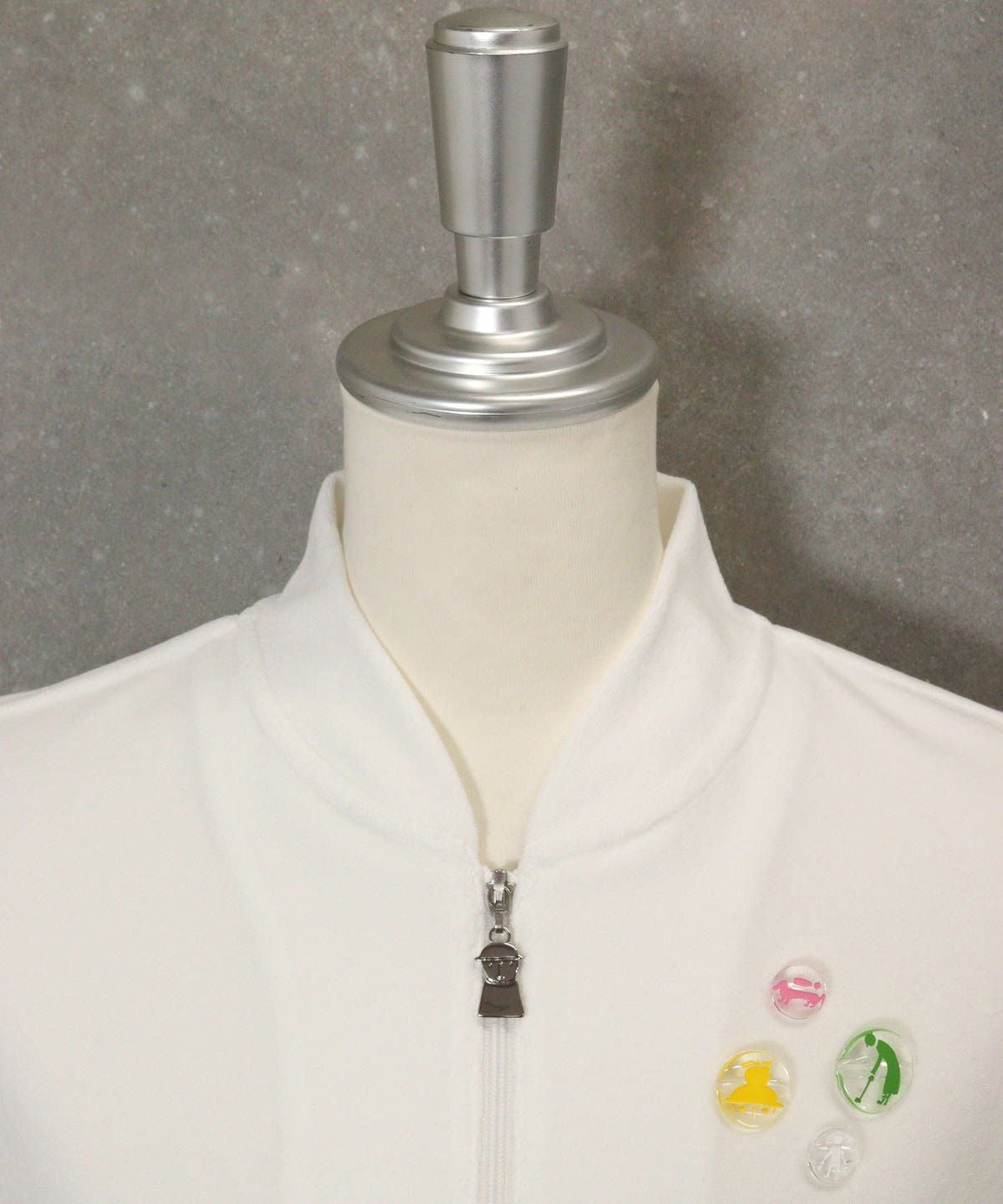 オンラインストア・店舗限定商品】コットン混パイルジップベスト