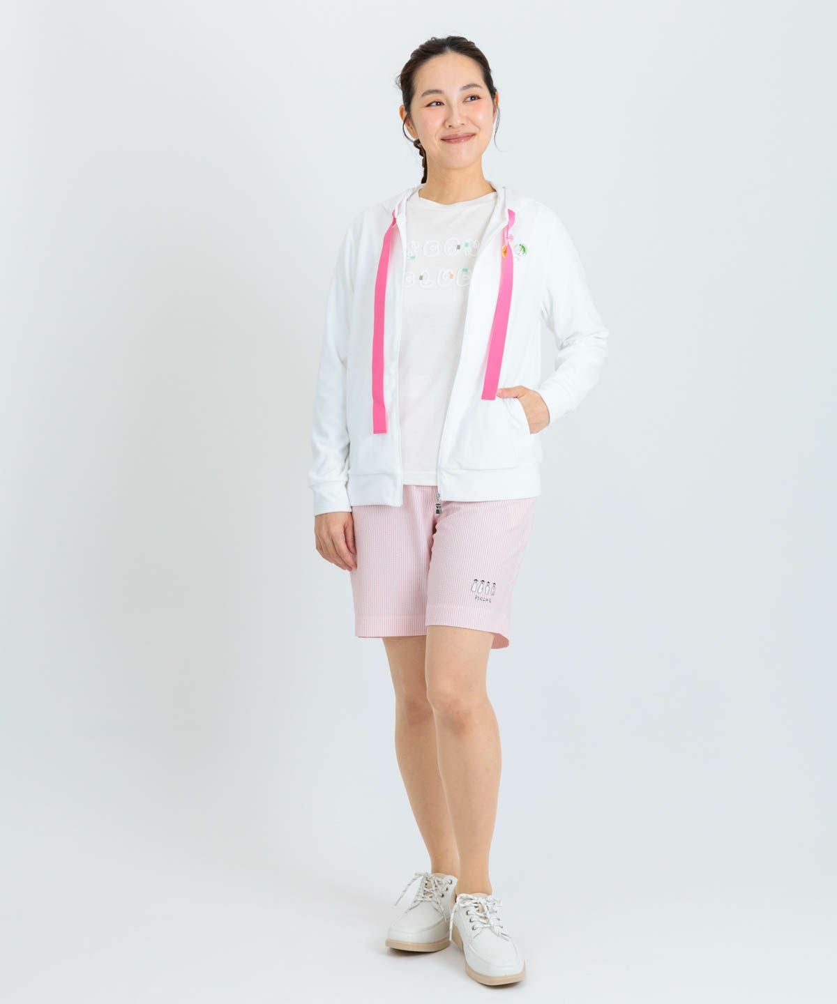 オンラインストア・店舗限定商品】コットン混パイルジップパーカー