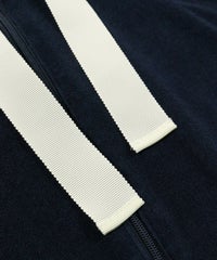 フード紐部分（ネイビー）