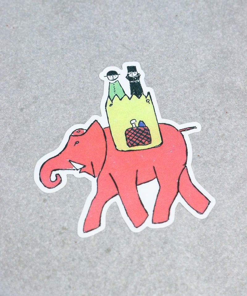 ステッカー(ゾウ)