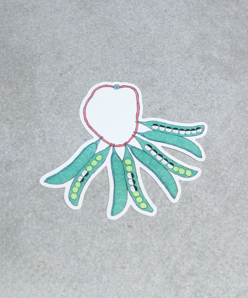 ステッカー(サヤエンドウ)