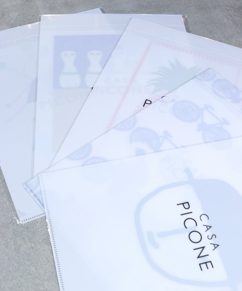 クリアファイル背面