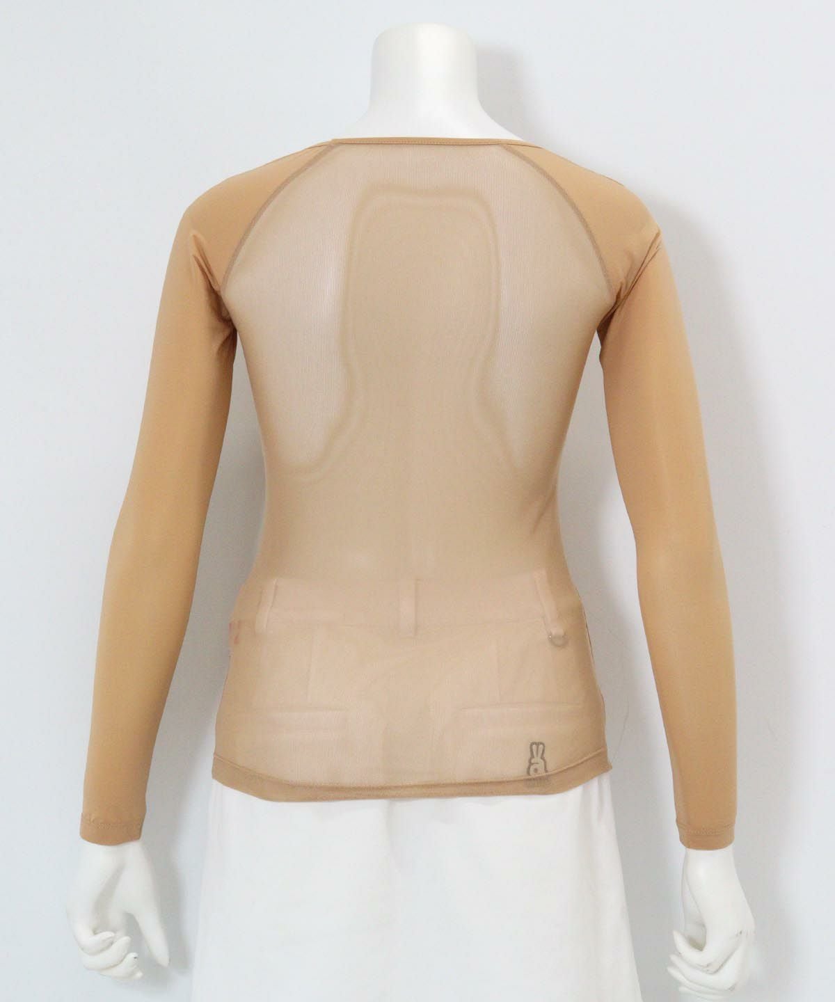 UV冷感メッシュ切替インナー(ベージュ)後ろ