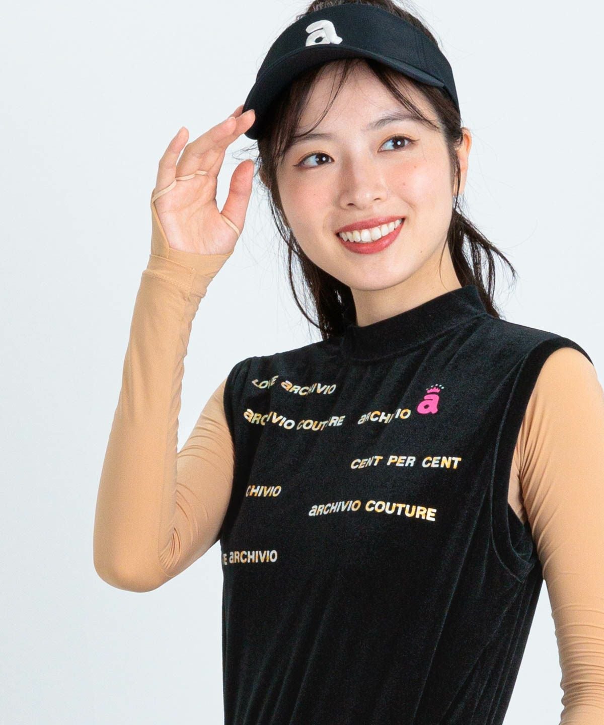 UV冷感メッシュ切替インナー|アルチビオ - ゴルフウェアや婦人服通販