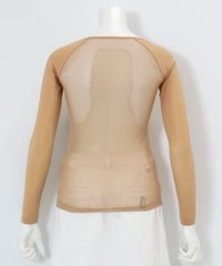 UV冷感メッシュ切替インナー後ろ（ベージュ）