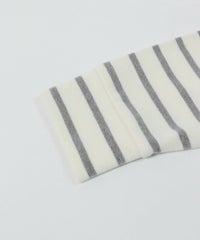 袖口部分（ホワイト×グレー）