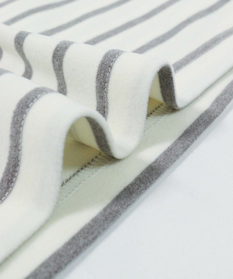 生地感（ホワイト×グレー）