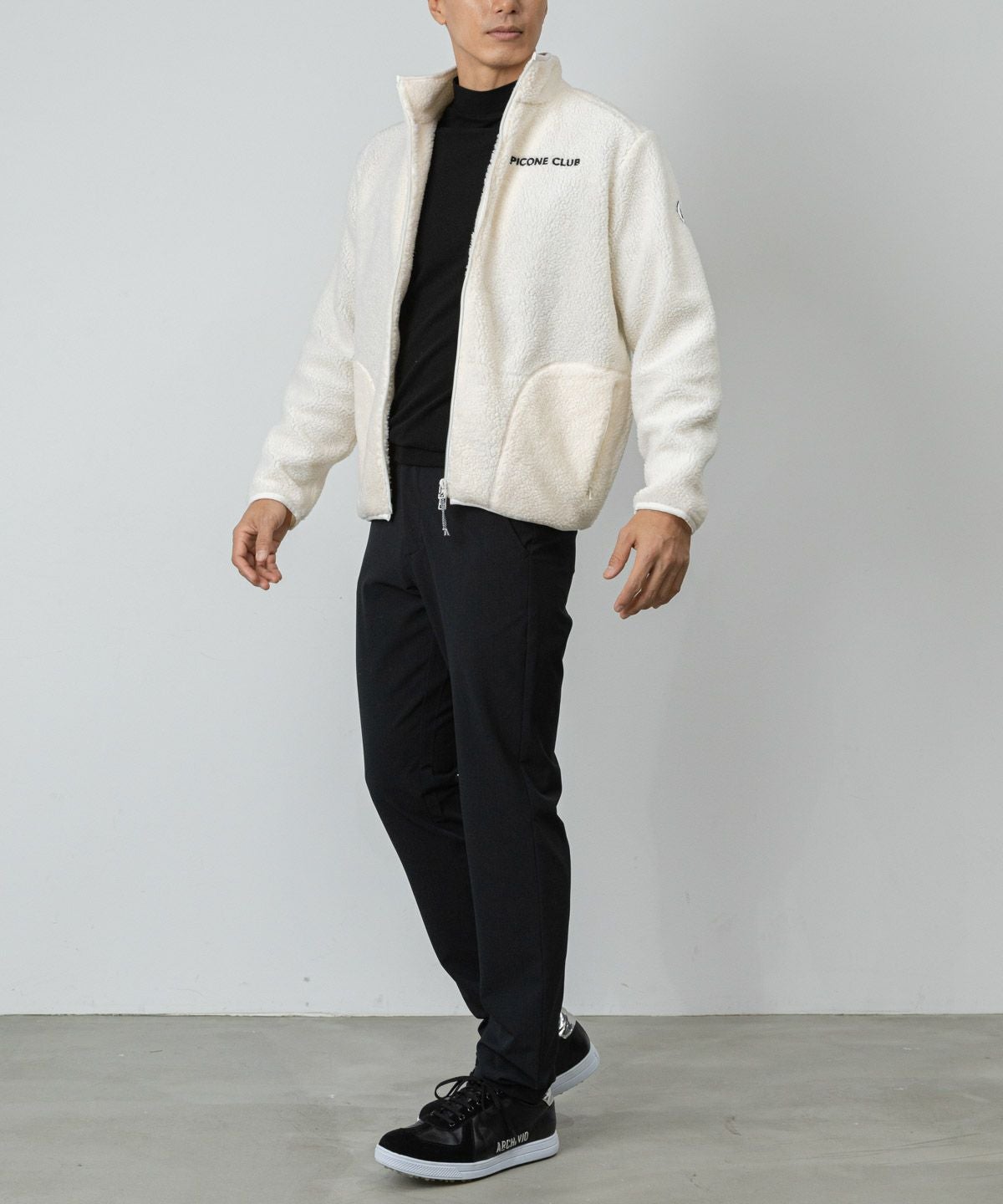 メンズ】ボアジップブルゾン|ピッコーネクラブ - ゴルフウェアや婦人服通販