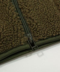 ファスナー部分(カーキ)