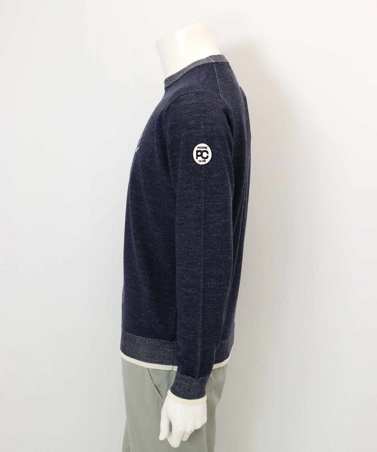 メンズ】ウール混スウェット風ニット|ピッコーネクラブ - ゴルフウェア