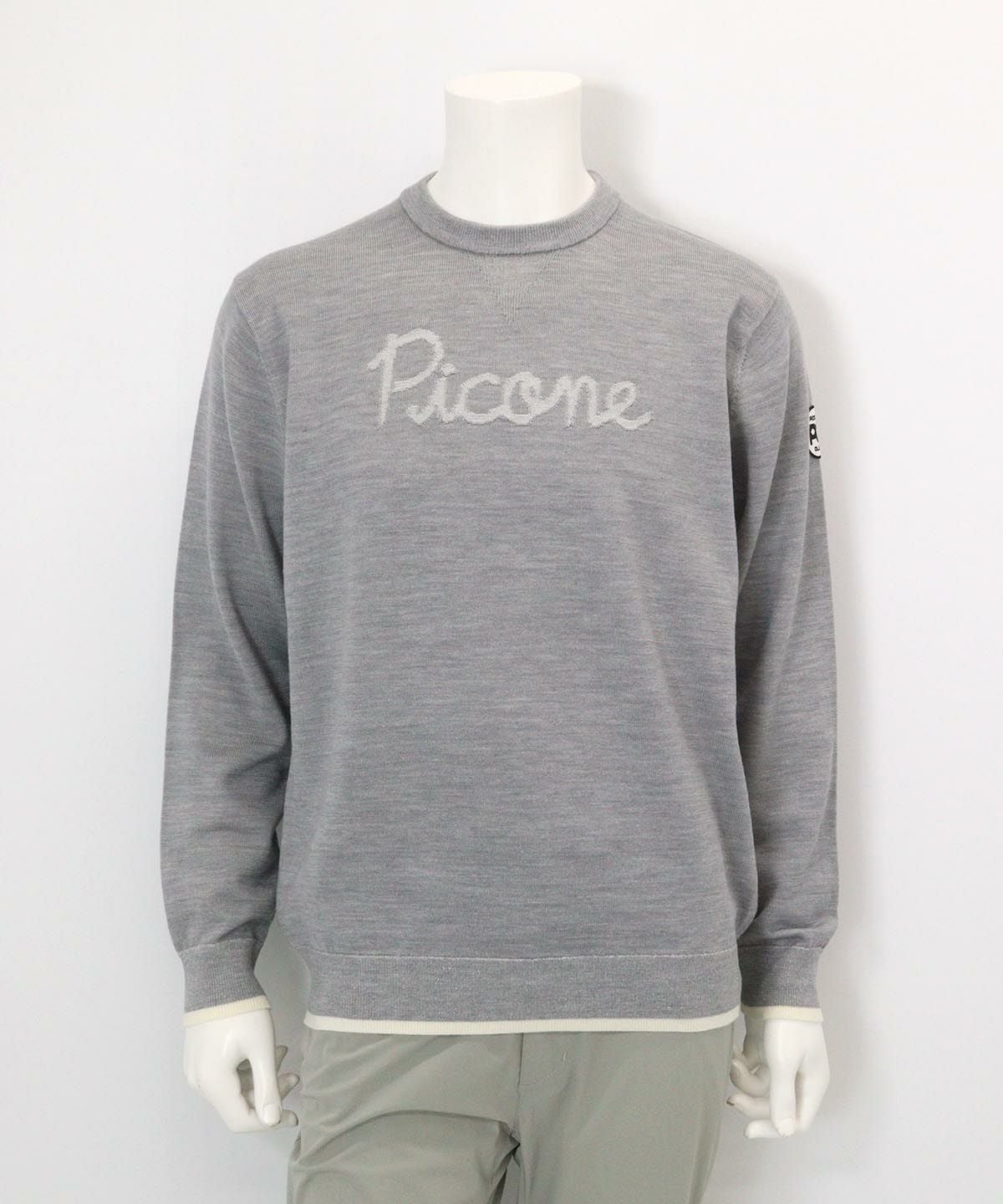 メンズ】ウール混スウェット風ニット|ピッコーネクラブ - ゴルフウェア