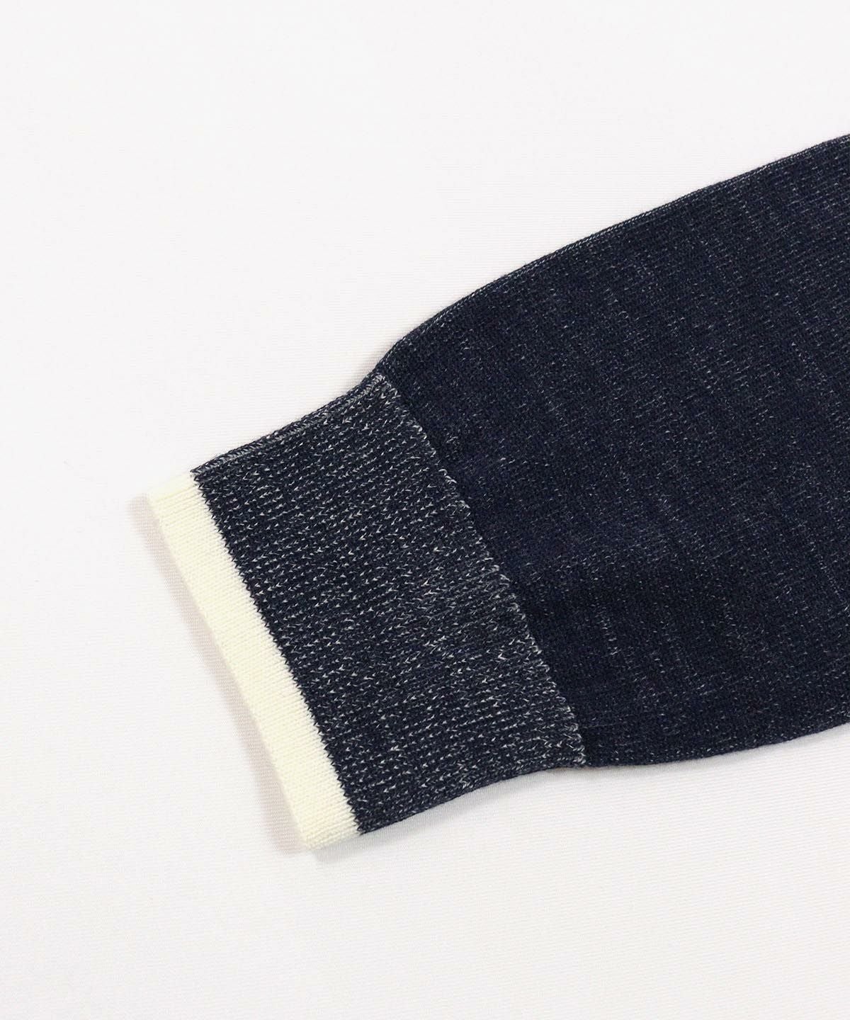 袖口(ネイビー)