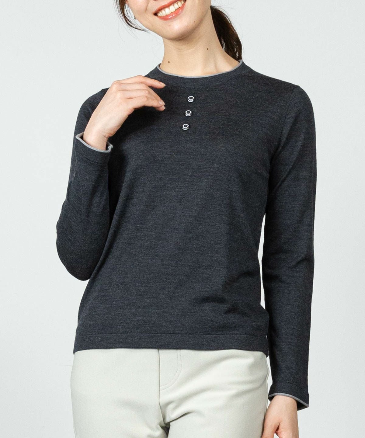 カシミヤ100％ピコストーンニット|スタジオピッコーネ - ゴルフウェア