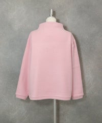 【WEB限定商品】シルク100％フリースプルオーバー(ピンク)後ろ
