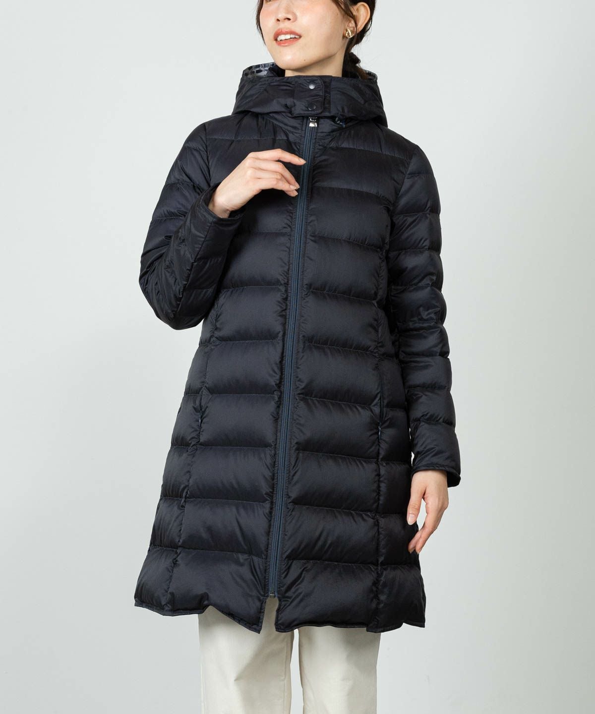 オンラインストア・店舗限定商品】フード付撥水ダウンコート|スタジオ
