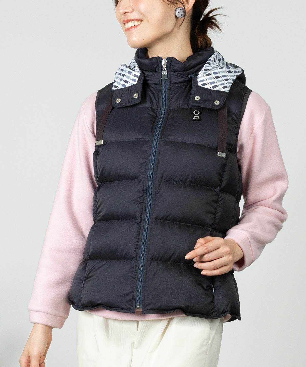 モデル着用画像(ネイビー)