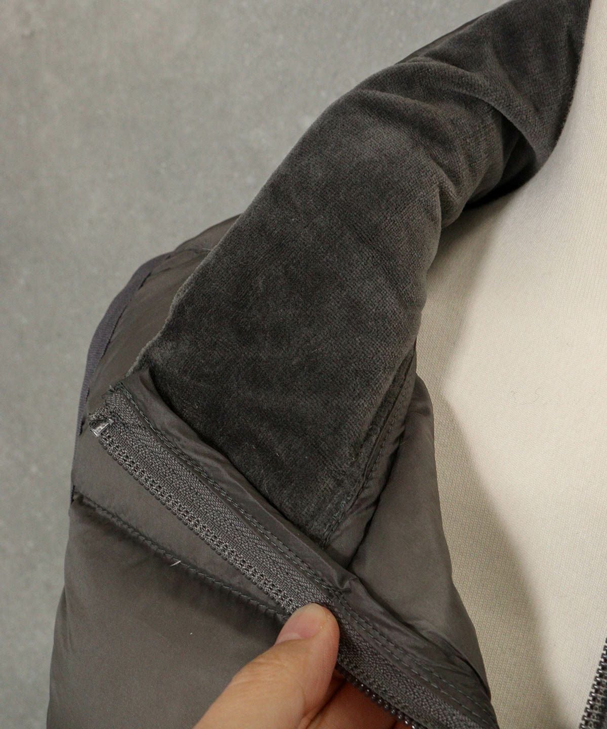 内側生地(グレー)