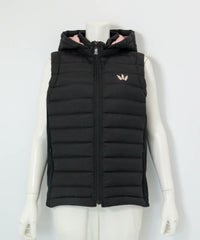 【オンラインストア・店舗限定商品】サイド切替ダウンベスト（ブラック）