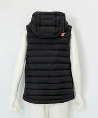 【オンラインストア・店舗限定商品】サイド切替ダウンベスト後（ブラック）