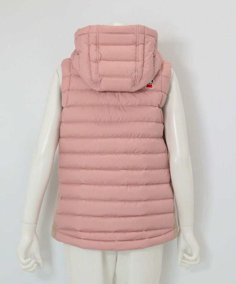 【オンラインストア・店舗限定商品】サイド切替ダウンベスト後（ピンク）