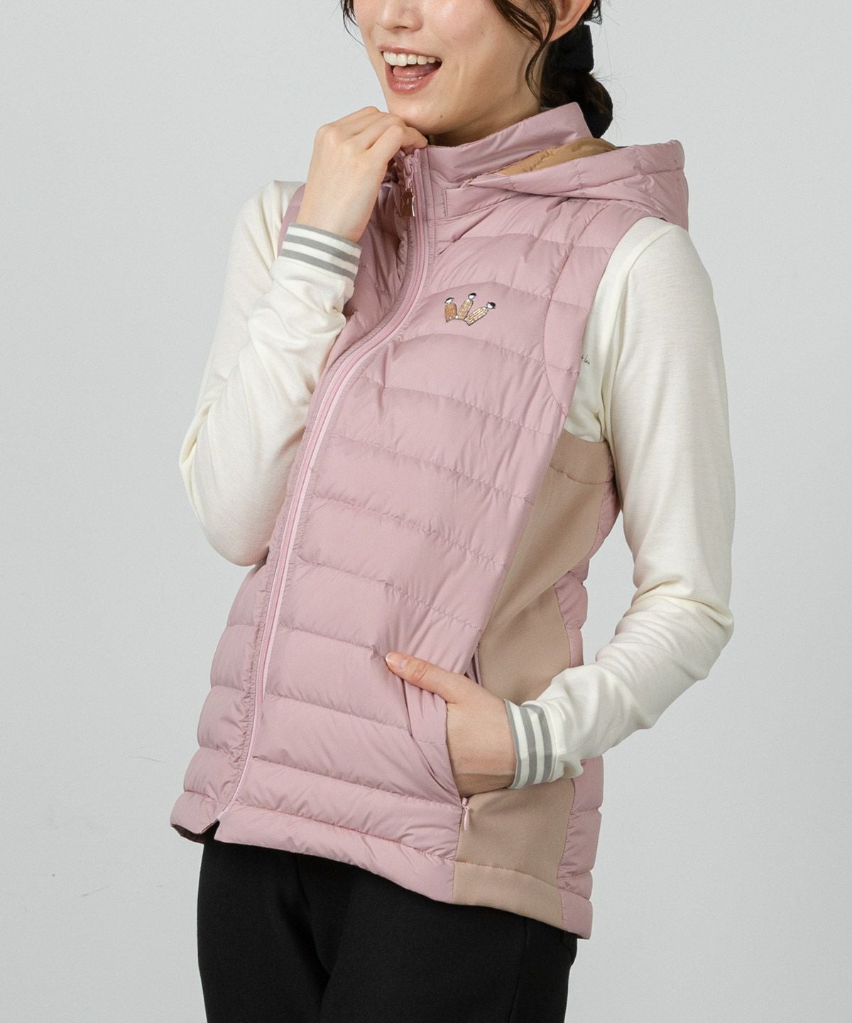 モデル着用画像（ピンク）